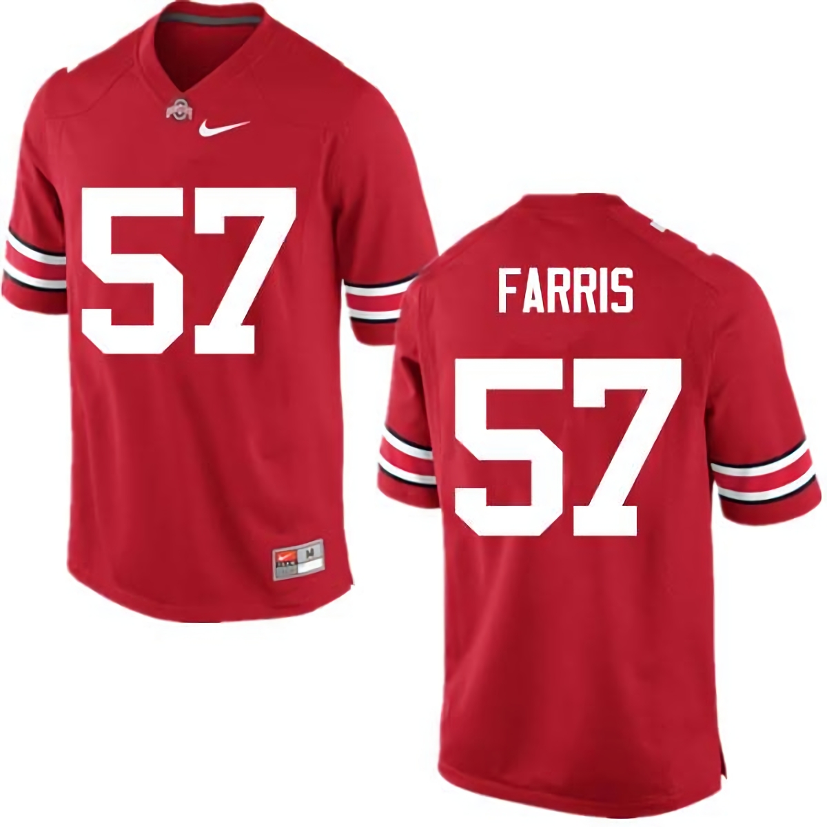 Chase Farris Ohio State Buckeyes Men's NCAA #57 Nike Red College Stitched Football Jersey HIV7356LX